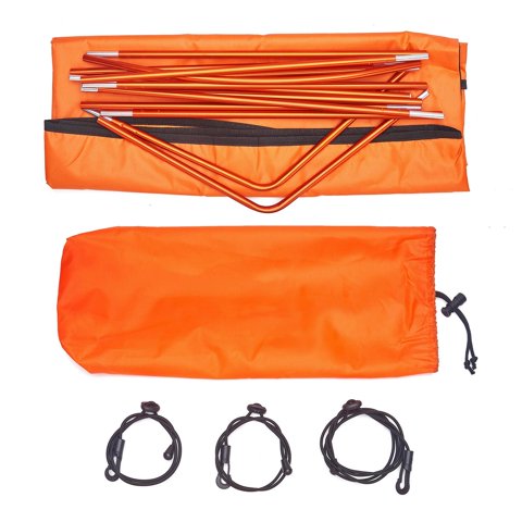Ioensy - A Prueba De Lluvia Kayak Boat Sun Shelter Sombrilla Toldo Sun Shade Cover Orange