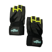 Onwheels - Guante Multisport Black Amarillo Fluor S