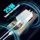 thumbnail image 2 of Cargador USB C SpeedScope de 25 W de carga rápida para Samsung, paquete de 2, 2 of 7