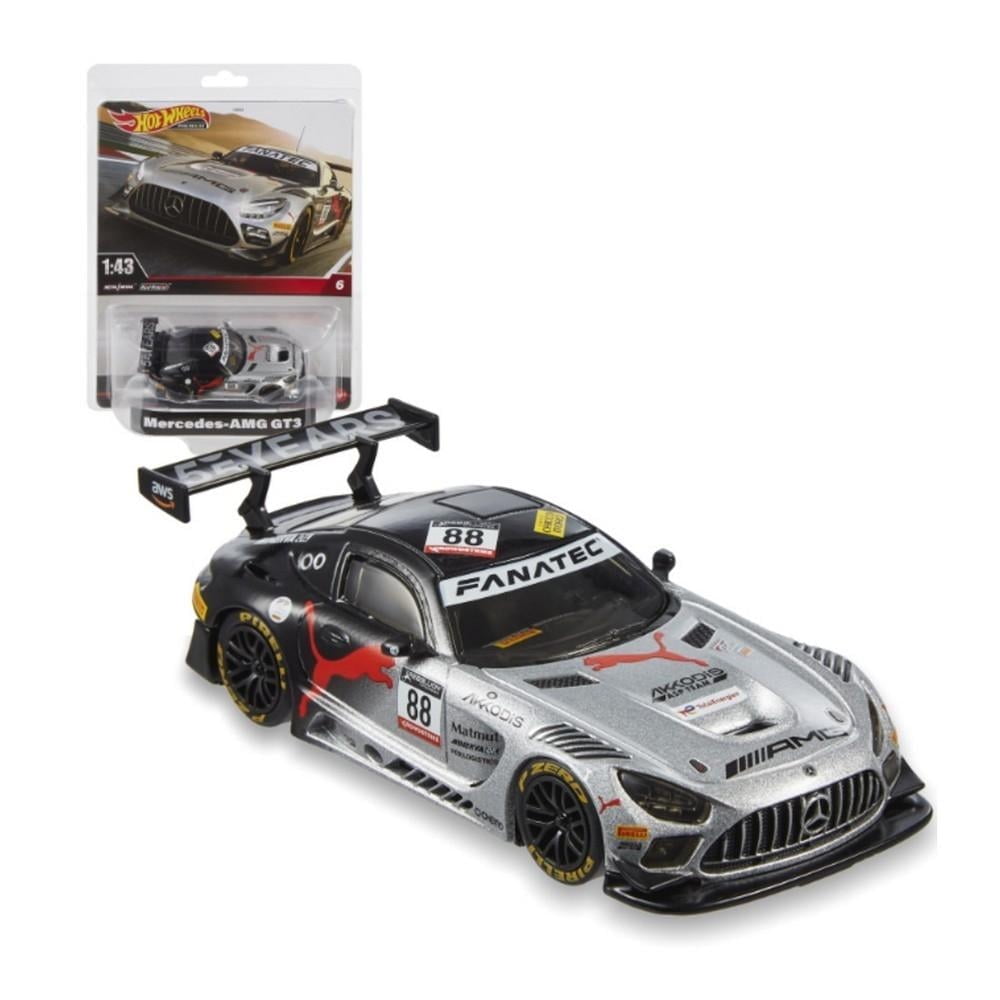 Vehículo De Juguete Hot Wheels Premium Auto Escala 1:43 Mercedes-amg Gt3