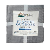Manta Flannel Outboss Deluxe Gris – Doral 127×152 Cm.