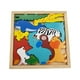 thumbnail image 1 of Puzzle Relieve Animales Salvajes 17*17cm, 1 of 3
