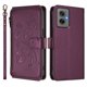 thumbnail image 2 of Funda Cartera Mariposa para [Motorola Moto G55 5G] con Soporte y Cremallera Violeta, 2 of 6
