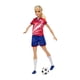 thumbnail image 2 of Muñeca Jugadora de Fútbol Playera Roja, 2 of 3