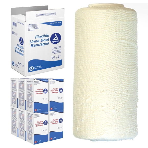 Vendaje para botas Unna Dynarex 3454, empaquetado individualmente, 30 cm