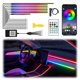 thumbnail image 1 of Luces LED para coche TEKSHINNY con app inalámbrica, 16 millones de colores, 1 of 8