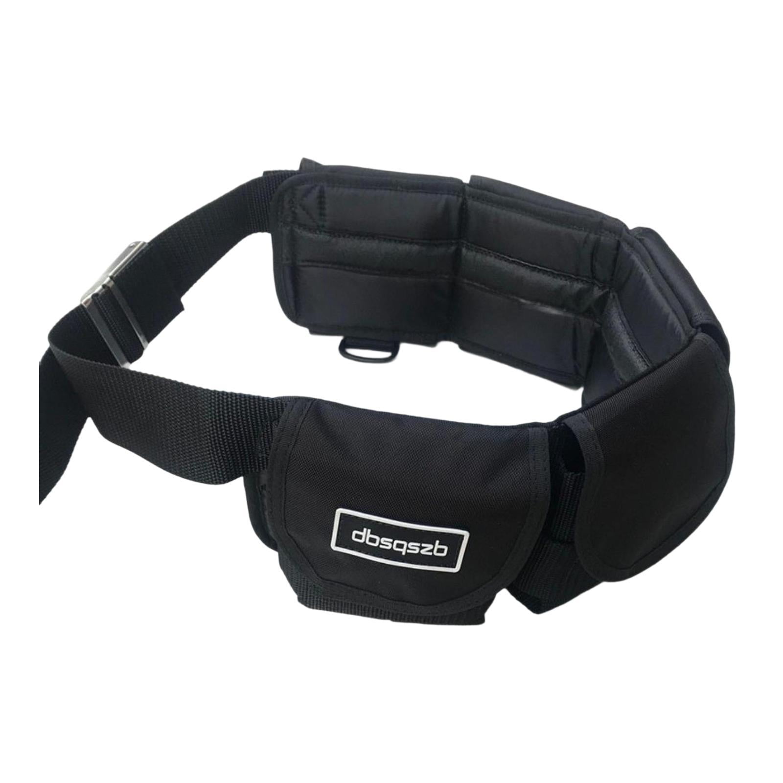 Magideal - Cinturón De Lastre Para Buceo Con Bolsillos, Hebilla De Liberación Rápida, Ligero, Bolsa Para Sujetar Pesas De Snorkel, Riñonera Para Buceo Y Snorkel. 5 Bolsillos