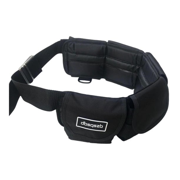 Cinturón de Lastre para Buceo con Bolsillos, Hebilla de Liberación Rápida, Ligero, Bolsa para Sujetar Pesas de Snorkel, Riñonera para Buceo Y Snorkel. 5 bolsillos