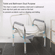 thumbnail image 3 of Baño Inodoro W.c Portátil Plegable Silla Ducha Color Blanco, 3 of 8