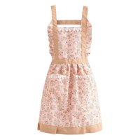 Bothyi - Delantal De Servir Lindo 26.77X35.43 Pulgadas Mujer Chef Delantal Para Floristería Pintura Rosa