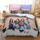 thumbnail image 1 of Black_pink 3 Pcs Comforter Set with 2 Pillowcases,Blackpin_k Bedding Set Sheet Set for Kids Adults,All Season Lightweight, 1 of 5