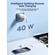 thumbnail image 2 of Cargador USB C Aioneus Cargador rápido de 4 puertos y 40 W, color blanco, 2 of 7
