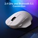 thumbnail image 3 of Ratón inalámbrico para ordenador Keychron M7 26K DPI 63g blanco, 3 of 9
