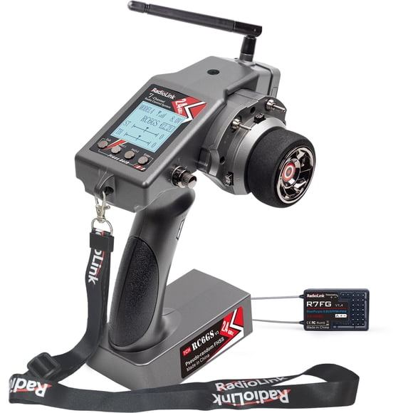 Transmisor RC Radiolink RC6GS V3 de 7 canales con receptor R7FG
