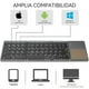 thumbnail image 2 of Mini Teclado Bluetooth Plegable Inalámbrico con Touchpad - Teclado Portátil Recargable, Multidispositivo y Ergonómico Silencioso para iOS, Android y Windows, 2 of 6