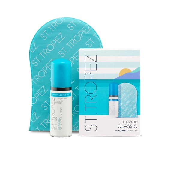 Mini kit autobronceador clásico Self Tanner St. Tropez, vegano