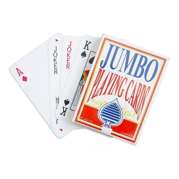 Cartas Inglesas Naipe Carioca Poker Magia Tamaño Grande