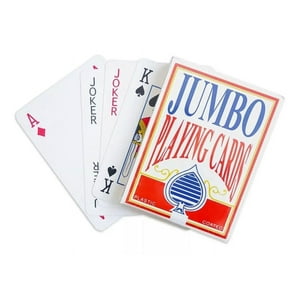 Kirakira - Cartas Inglesas Naipe Carioca Poker Magia Tamaño Grande