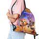 thumbnail image 2 of Gracie y Pedro Mochila de Cuerdas para Deportes y Gimnasio, Bolsa de Cuerdas Resistente al Agua, Bolsa Cinch, 30×40cm, 2 of 6