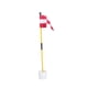 thumbnail image 2 of Golf Putting Green Bandera Y Copa De Agujero Golf Portátil Bandera De Golf Juego De Copa De Agujero Rojo Blanco, 2 of 5