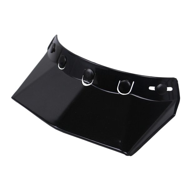 Visera Para Casco De Motocicleta Visera De 5 Broches Para El Sol UV Protector De Parasol Negro
