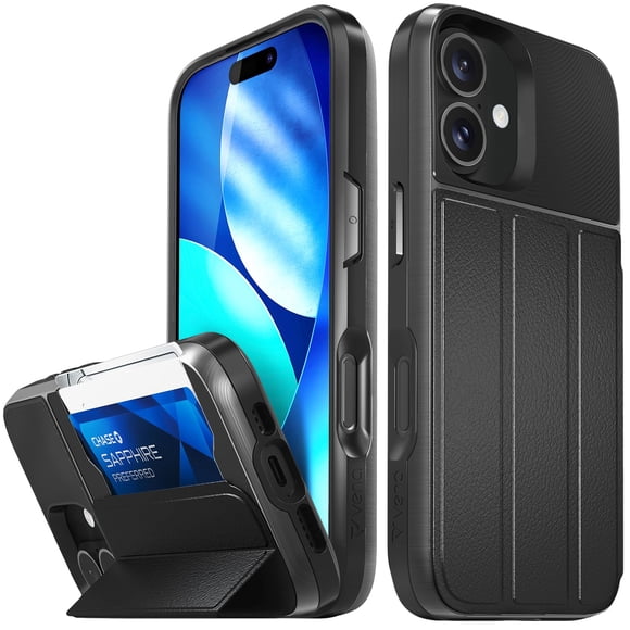 Funda para Celular VENA vCommute iPhone 17 Cartera Negra