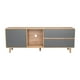thumbnail image 5 of Rack de TV 60" Salem 1 Puerta 2 Cajones, Macadamia y Plomo 58,4x158,4x45,6 Cm, 5 of 22