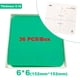 thumbnail image 1 of 36/52Pcs Dental Rubber Dam Natural Latex Rubber Barrier Dams Green Dark blue 5*5/6*6" for Kids Adults Dental Treatment Materials, 1 of 3