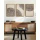 thumbnail image 5 of Arte de Pared PHOPAGO 41 x 61 cm Espirales de Árbol en Madera Gris – Set de 3 Piezas, 5 of 9