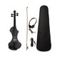 thumbnail image 1 of Set Violín Eléctrico Silencioso 4/4 Fiocias Negro, 1 of 5