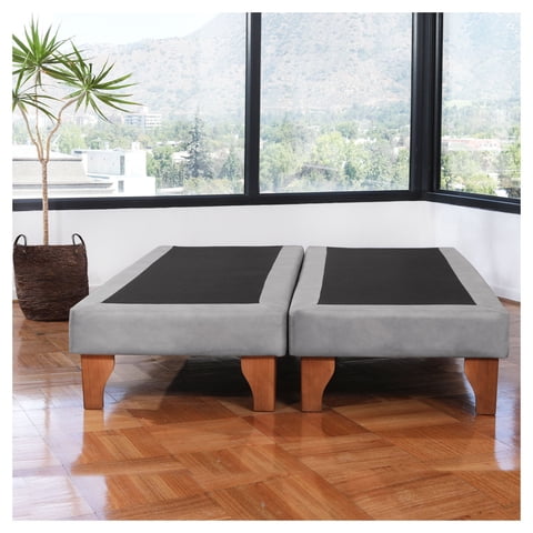 Latam Home - Base Europea Zen Tela Gris 2 Pza