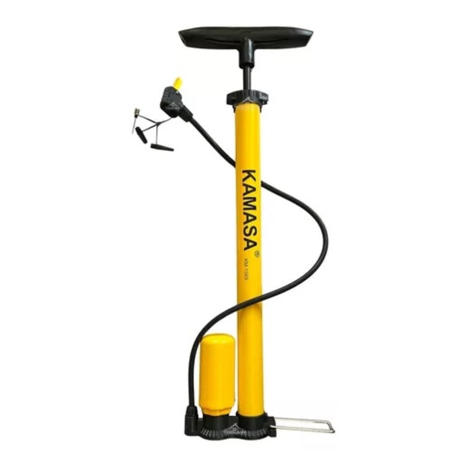 Bombín De Pie Profesional Multiuso Bicicleta/balones Kamasa