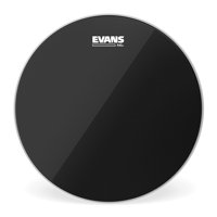 Evans - Tom Drumhead Tom Drumhead, 16 Pulgadas, Color Negro Cromado