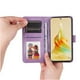 thumbnail image 4 of Funda tipo cartera FOXDOCK para OPPO Reno 8T 5G , diseño girasol en relieve, cuero PU, cierre magnético, soporte y tarjetero, 4 of 5