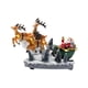 thumbnail image 2 of Santa Claus Doll Elk Sled Toy Adorno De Navidad Música Decoraciones De Navidad, 2 of 5