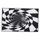 thumbnail image 5 of 3d Visual Optical Floor Mat Door Pad Decor Area Trap Swirl Carpet Home Decor A 50x80cm, 5 of 5