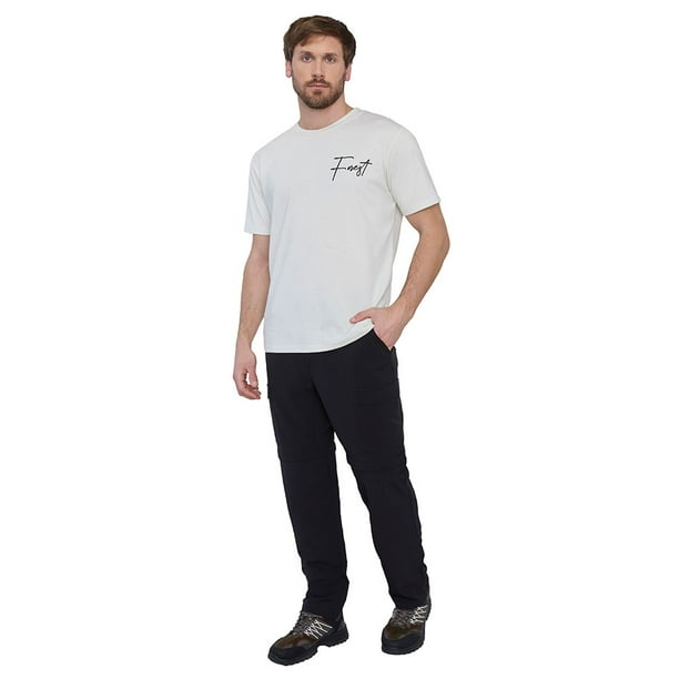 Pantalón Outdoor Hombre Negro Desmontable Corona