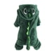 thumbnail image 5 of Ropa Para Perros Monos De Dinosaurio Sudadera Con Capucha De Lana Pijama Chaqueta Vestido Elegante Lindo Verde Oscuro L, 5 of 5