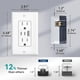 thumbnail image 5 of Paquete de 12 enchufes USB Amico, 3 puertos, 30 W, 15 A, con 2 de tipo C y 1 de tipo A, 5 of 7