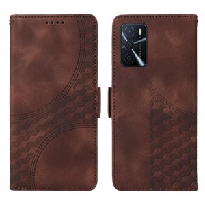 Carcasa Foxdock Oppo A55 5G/4G De Cuero Pu, Diseño Acolchado Clásico, Protección Contra Caídas Y Rayones