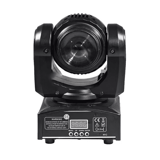 Lampara de escenario RGB patron doble cara cañon de luz