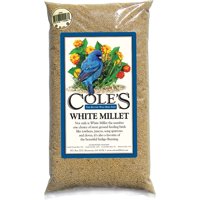 Cole'S The Better Wild Bird Feed - Semilla De Mijo Blanco Mi20 De Bird Seed Cole, 9,07 Kg, Para Alimentación En Tierra