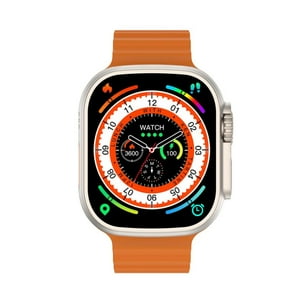 Clickdescuento - Reloj Inteligente Smartwatch Ultra 8 49 Mm Naranja Naranja Claro