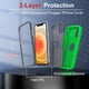 thumbnail image 3 of Funda Grifobes para iPhone 12/12 Pro de 6.1 pulgadas a prueba de golpes verde+gris, 3 of 7