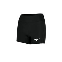 Pantalones Cortos De Voleibol Mizuno Elevated Con 4 Entrepierna Para Mujer, Color Negro