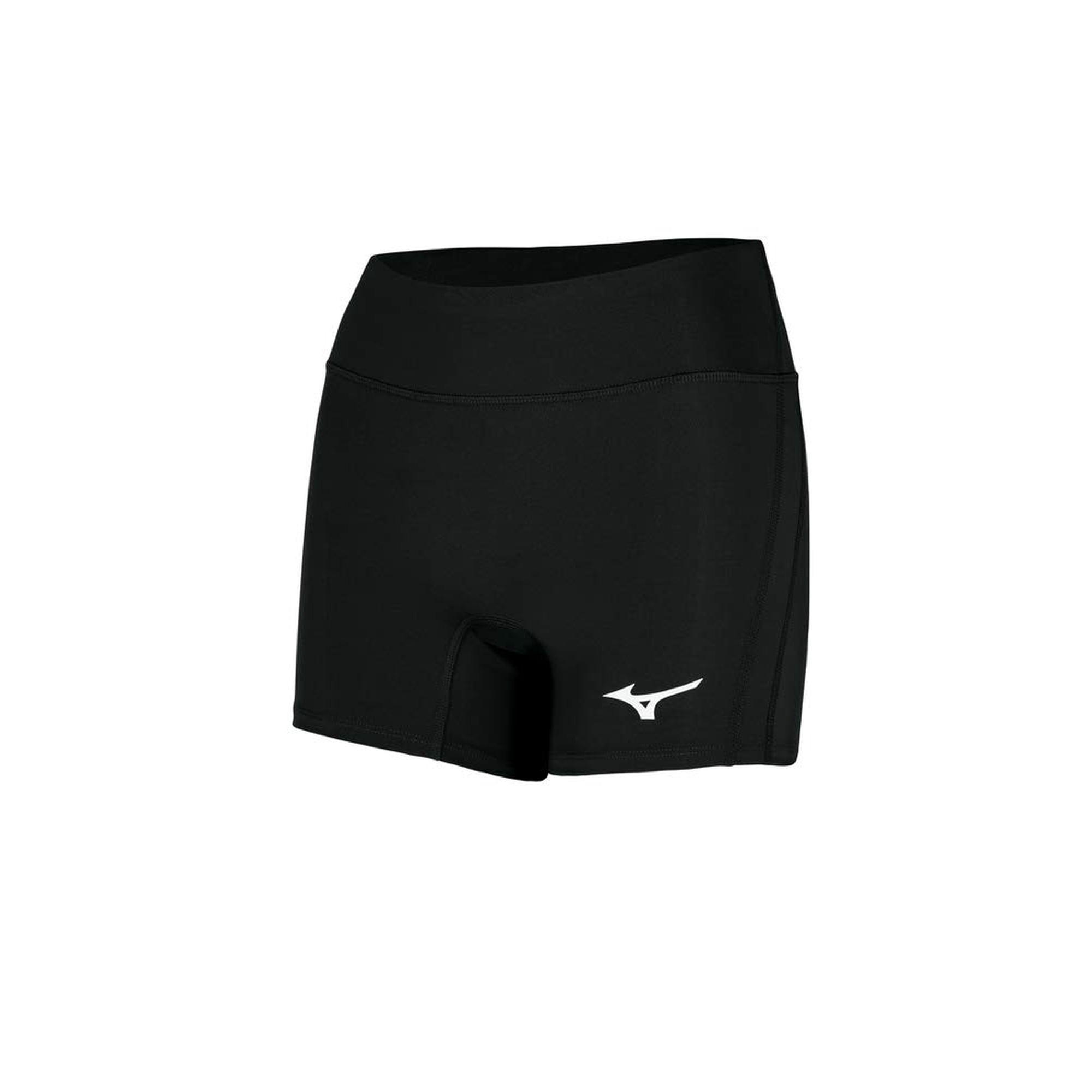 Pantalones Cortos De Voleibol Mizuno Elevated Con 4 Entrepierna Para Mujer, Color Negro