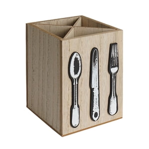 Magideal - Soporte Para Cubiertos Y Utensilios De Cocina, Organizador De Palillos, Soporte De Almacenamiento Para Cuchillos Y Tenedores Para Organización De Enci