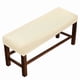 thumbnail image 1 of Xiao Hua 1 funda elástica beige para banco - Funda elástica para banco talla S, lavable y antideslizante, adecuada para bancos rectangulares en restaurantes y dormitorios., 1 of 3