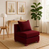 Dkora - Sofa 1 Cuerpo Evans Rojo