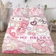 thumbnail image 3 of My Melody Soft 3D Printed Duvet Cover Bedding Set with Comforter Cover 3 Piece Set, 3 of 5